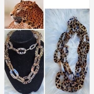 Vintage‎ Leopard Link Necklace